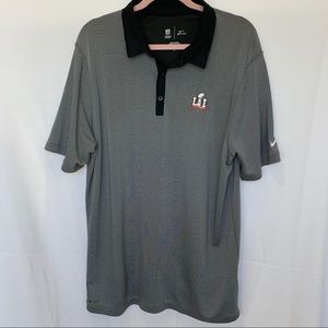 Nike Dri-Fit Super Bowl LI Game day Polo NFL: XL